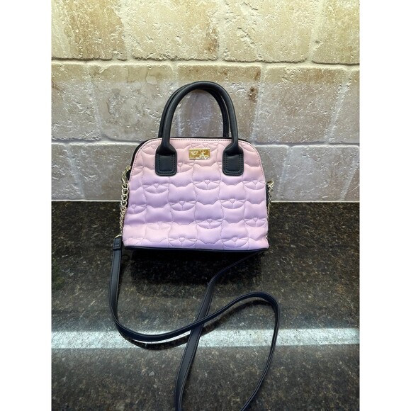 Betsey Johnson Handbags - Betsey Johnson Quilted Cat Shoulder Bag in Blush NEW